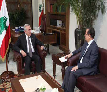 Manssour inform&oacute a Sleiman las ambientes de la convenci&oacuten de los ministros &aacuterabes