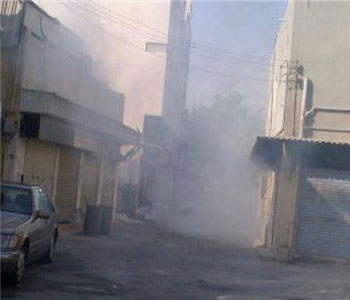 Las fuerzas de seguridad bahrein&iacutees reprimen las manifestaciones pac&iacuteficas