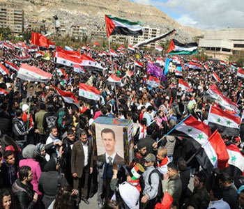 Millones de sirios apoyan la marcha de la reforma y rechazan la injerencia extranjera
