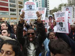 Movilizaciones de protesta  por la muerte del joven afroamericano