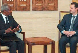 Annan concluye su misión a Siria con “optimismo”