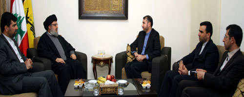 Sayyed Nasrallah recibe el ayudante del ministro del exterior iran&iacute