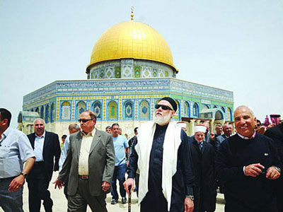 El comité nacional de apoya la unidad y resistir la ocupación: la visita del Muftí es sospechosa