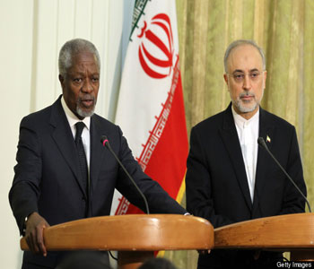 Annan se encuentra con Salehí y cuenta con la bendición iraní