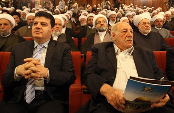 La abertura de la convención de los Ulemas del Sham para apoyar al Quds en Damascos