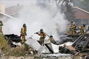 Un caza estadounidense se estrella en una zona residencial en Virginia