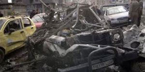 M&aacutes de 40 muertos y al menos 170 heridos en los atentados en Damasco