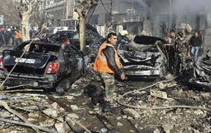 Estallan dos bombas en una autopista en el centro de Damasco