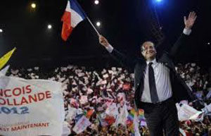 El presidente de Venezuela felicit&oacute a Hollande por su victoria