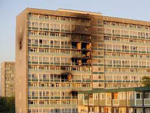 Seis muertos en un incendio en Reino Unido