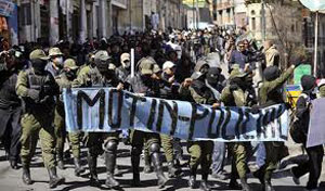 Gobierno boliviano y polic&iacuteas alcanzaron un segundo acuerdo