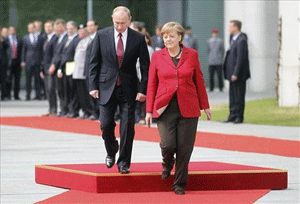Una reuni&oacuten entre Merkel y Putin en Berl&iacuten