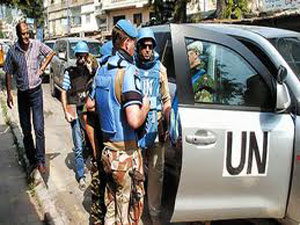 Atacado en Siria el convoy del jefe de misi&oacuten de la ONU