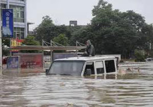 Un tramo de la Gran Muralla china se derrumba por las fuertes lluvias