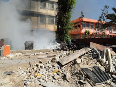 Siete heridos en el atentado terrorista contra una escuela