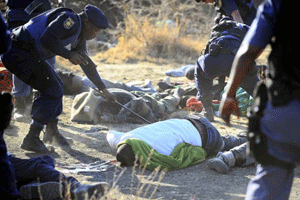 La liberaci&oacuten de 162 mineros tras masacre de Marikana