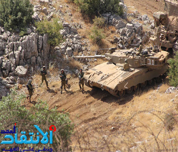 Los israel&iacutees toman posiciones junto a la “l&iacutenea azul”