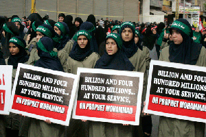 Decenas de miles de libaneses protestan contra la película antiislámica
