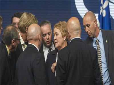 Canad&aacute: disparos en acto de nueva gobernante de Quebec