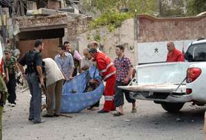 Tres violentas explosiones terroristas sacuden la plaza de Saad Allah al-Yabiri en Alepo