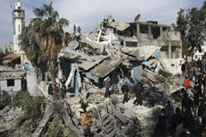 Aviación israelí bombardea la Franja de Gaza