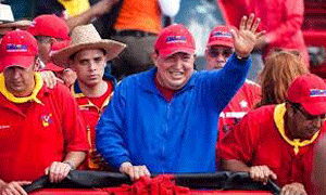 Chávez, presidente de Venezuela por tercera vez