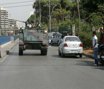 El ejército libanés entra al distrito de Kaskass en Beirut