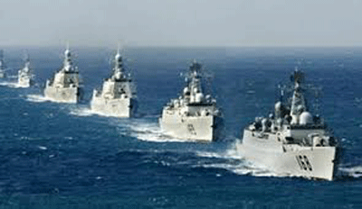 La Armada china realiza maniobras en aguas del Mar de China Oriental