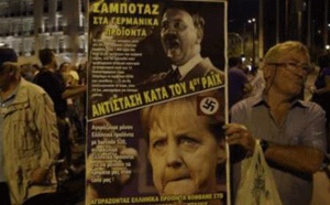 Los griegos se manifiestan contra el viaje de Merkel a Atenas