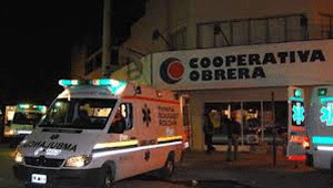 Derrumbe en un supermercado en Neuquén, Argentina