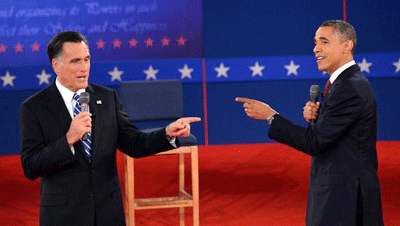 Obama y Romney sacaron sus armas en el segundo debate