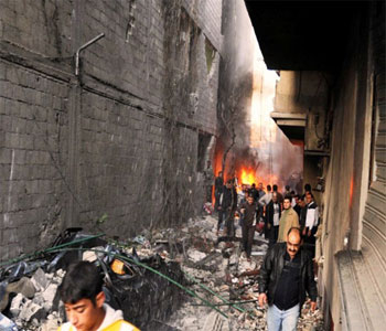 Dos coches bombas estallan en Damascos 
