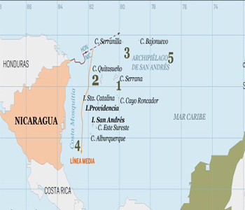 El caso fronterizo entre Colombia y Nicaragua