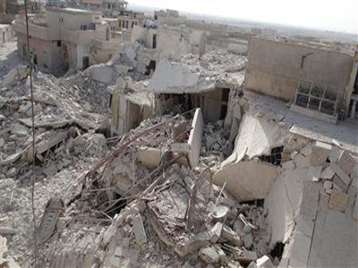 Explosión en la ciudad de Hama 
