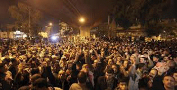 Marchas contra la subida de precio de carburantes en Jordania