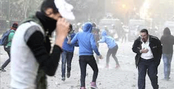 Una acampada contra Mursi en la plaza Tahrir