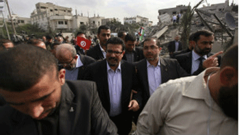 Ministro de Exteriores de Túnez visita ciudad de Gaza