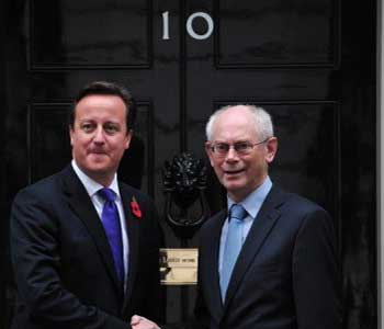 El peligro de Cameron seg&uacuten Van Rompuy