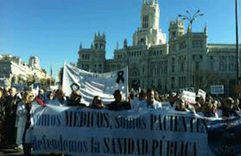 Los médicos madrileños reanudan hoy su tercera semana de huelgas