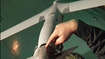 Irán muestra imágenes del avión no tripulado capturado