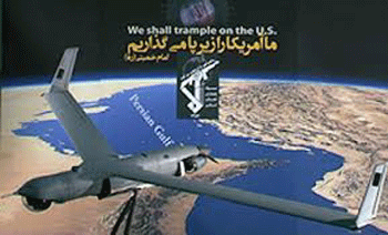 Irán muestra imágenes del avión no tripulado capturado