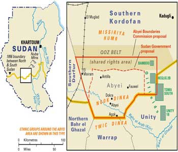 La disputa por el territorio de Abyei