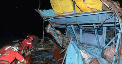 Choque de un micro en Bolivia cobra la vida de 25 personas