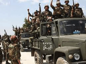 El ejército sirio continúa su “purga” en los alrededores de Damasco