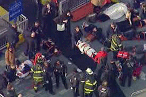 Cerca de 60 heridos en un accidente de ferry en Nueva York