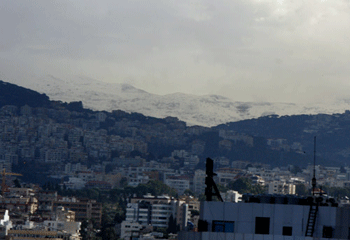 La Ciudad Santa (Al-Quds) aparece cubierta de nieve