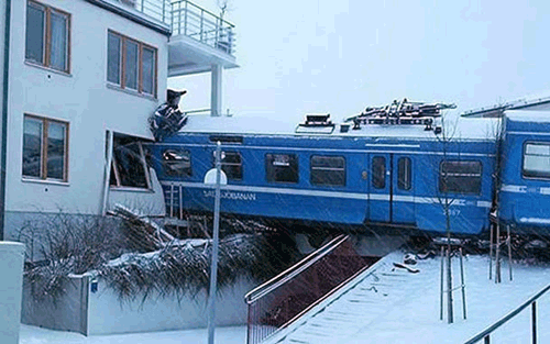 Eximen de culpa a la mujer acusada de estrellar un tren en Suecia