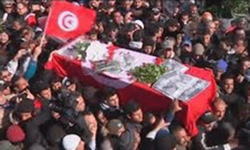 Día de luto nacional en Túnez, el pueblo despide a Chokri Belaid
