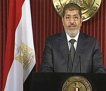 Mursi insta a egipcios a asistir a di&aacutelogos nacionales