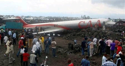 Más de 30 muertos en un accidente aéreo en Congo
